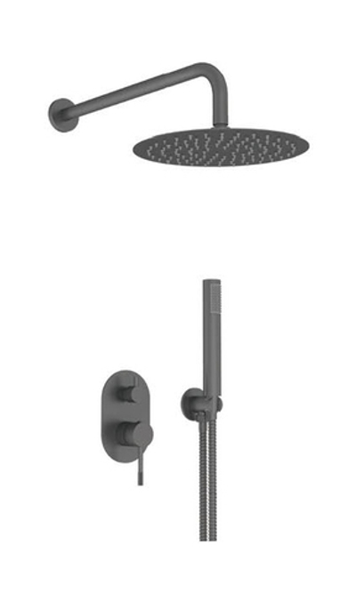 403563-G Встроенный смес для душа с 2-функ. (ГРАФИТ) ViEiR  (6/1шт)