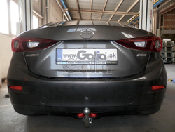Фаркоп оцинкованный Galia M135A для Mazda 3 седан 2013-(паспорт и сертификат в комплекте)(без электрики)