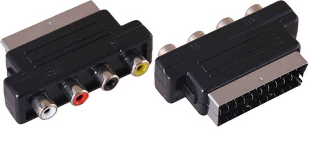 Переходник Scart-4RCA