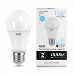 Лампа Gauss LED Elementary A60 12W E27 1170lm 6500K  23232