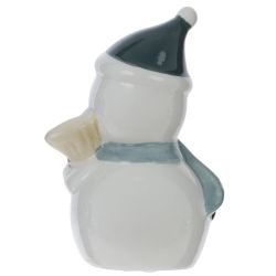 GAEM Фигурка декоративная "Снеговик" с подсветкой (LR44x2), L8 W6,5 H12 см