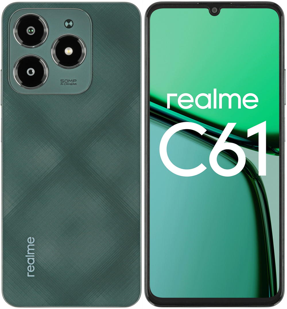Смартфон REALME C61 8+256 GB GREEN