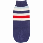 Кофта - свитер для мелких пород собак и кошек «BRO Style», полосочки, цвет синий, р XL