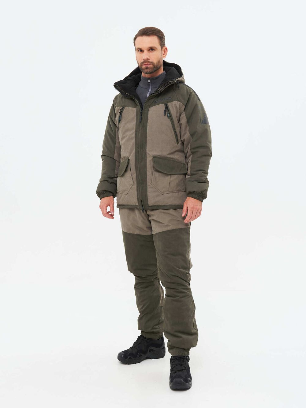 Костюм зимний Горка-Люкс ткань Исландия цвет Хаки