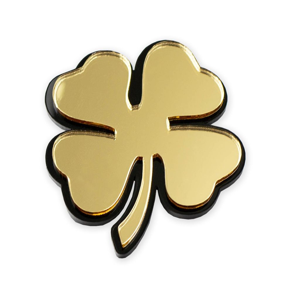 Клевер / Clover, brooch, Au Клевер / Clover, brooch, Au