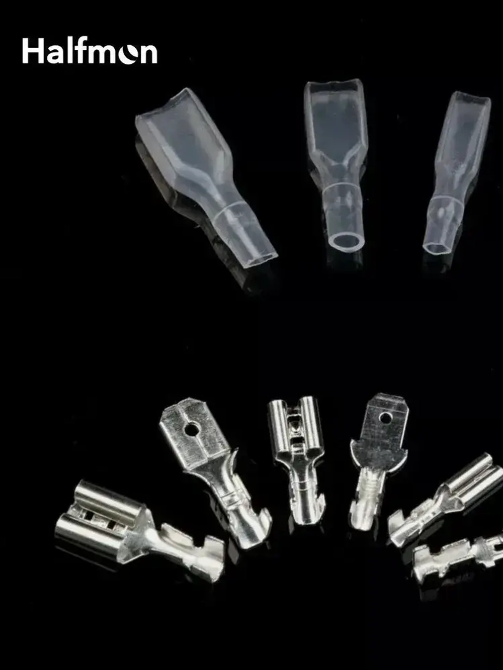 Клеммы обжимные для проводов набор 270 шт Кабельный наконечник колодка клеммная