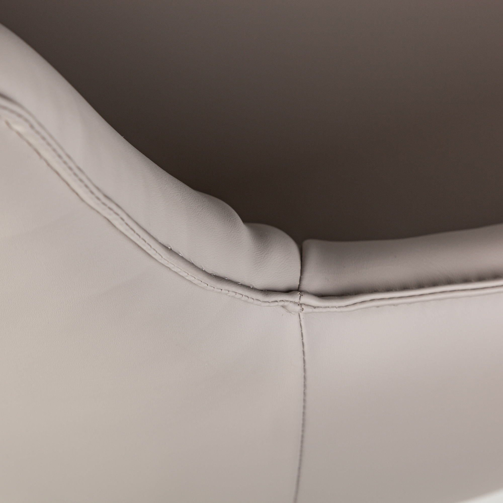 Полукресло Sofia, экокожа soft-touch, серый