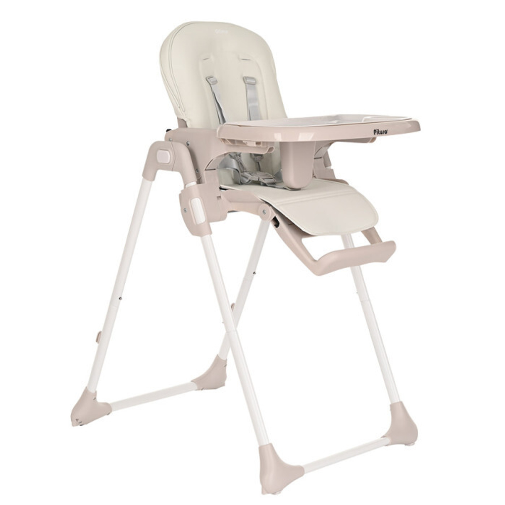 Стул для кормления PITUSO Olimp Milk White/Молочно-белый, ECO-кожа