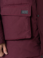 Парка зимняя Город Горький хаки бордо