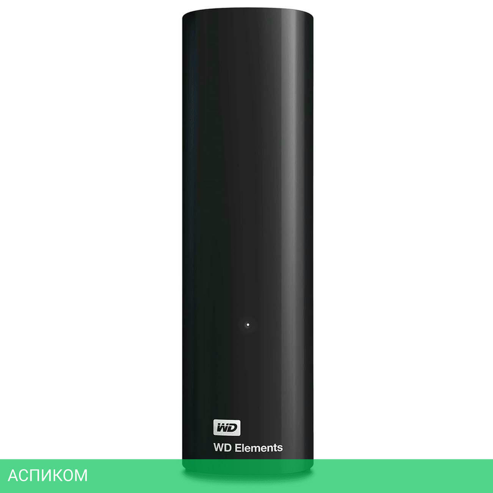 Внешний накопитель WD Elements Desktop 16TB (WDBWLG0160HBK)