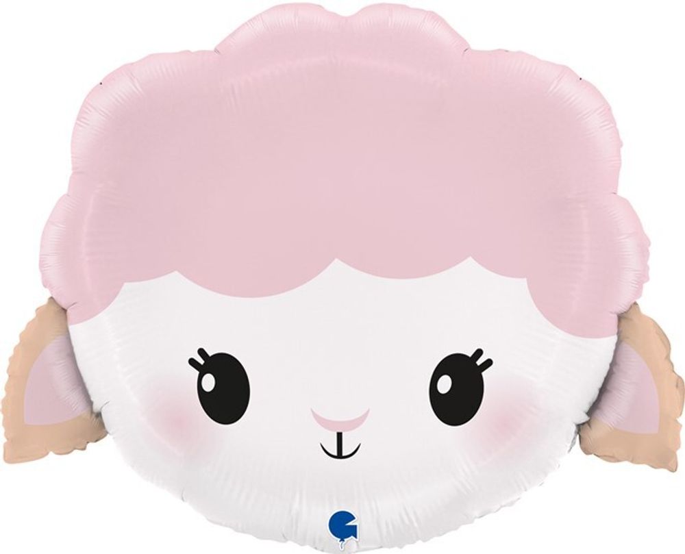 Фигура Милая овечка, розовый 19&#39;&#39; Gr