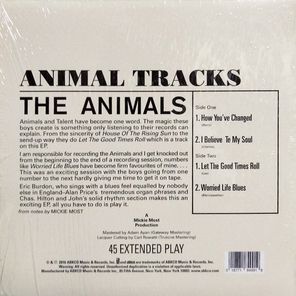 The Animals / Animal Tracks (Limited Edition)(10"Vinyl EP)