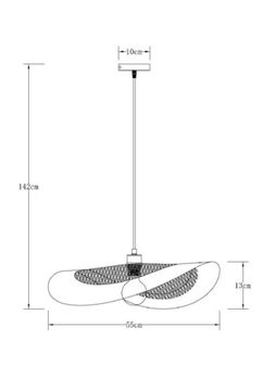 Подвесной светильник 1*E27 A7059SP-1BK черный Woodstock Arte Lamp