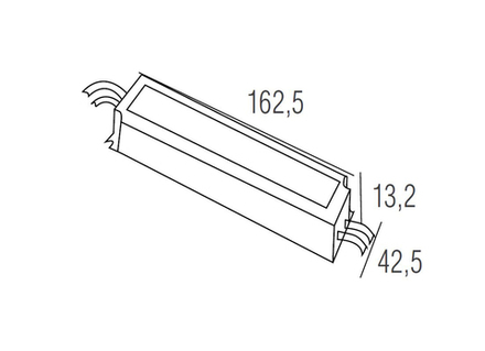 Блок питания LPV-60-24 24V 2.5A 60W,   IP67