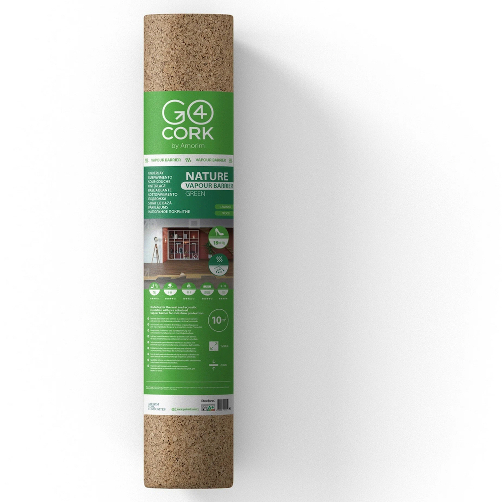 Подложка пробковая Go4cork 1000x10000x3мм