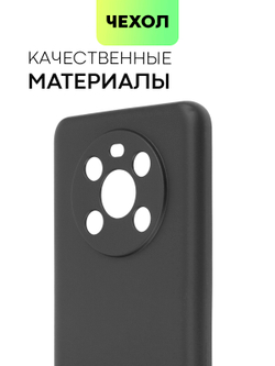 Чехол BROSCORP для Honor X9 оптом (арт. HW-HX9-COLOURFUL-BLACK)