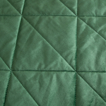 Велюровое покрывало в клетку и две наволочки OVL049