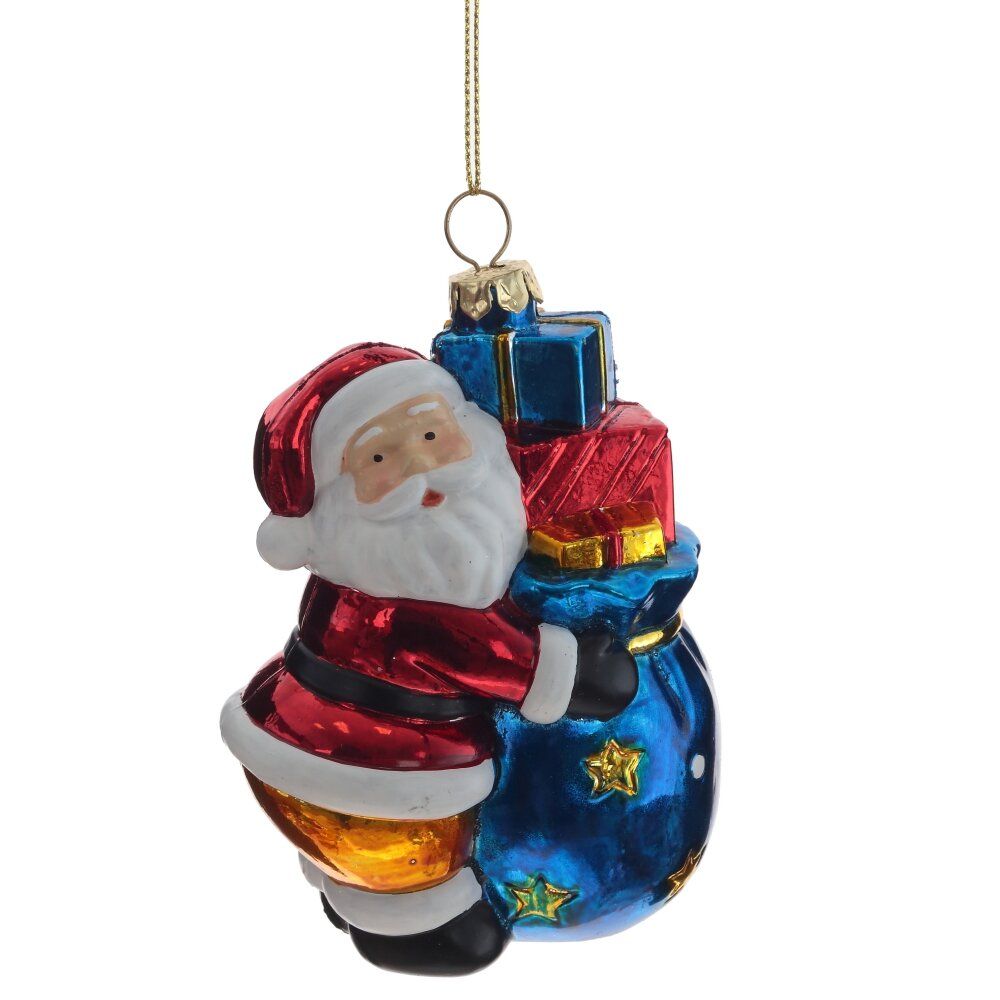 GAEM Украшение новогоднее "Дед Мороз", L8 W5,5 H11,5 см, 2в.