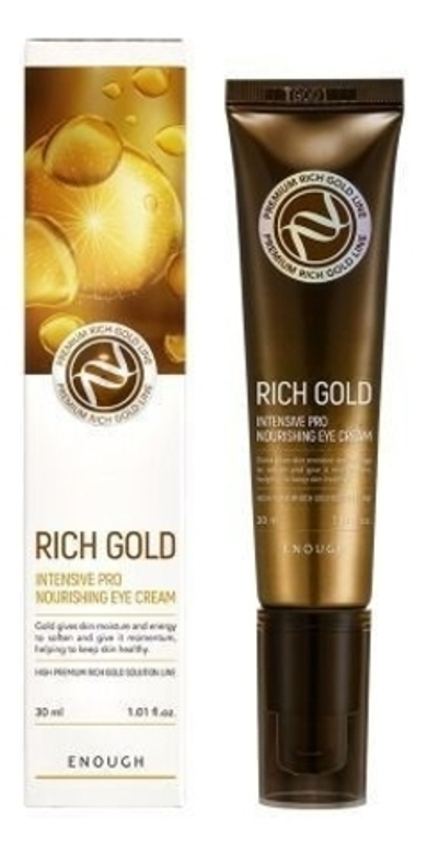 ENOUGH Крем для кожи вокруг глаз с золотом Rich Gold Intensive Pro Nourishing Eye Cream 30мл