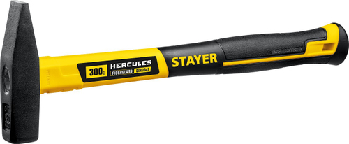 STAYER Hercules 300 г молоток слесарный с фиберглассовой рукояткой