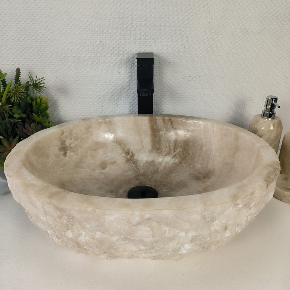 Раковина из оникса Erozy White EO-64262 51*41*15 0213