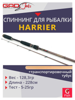 Спиннинг для рыбалки GAD Harrier, 228 см., 5,0-25,0 гр., 8-17 Lb., X-Fast