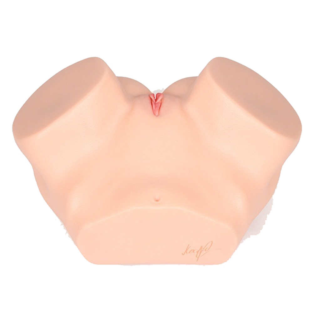 Мастурбатор-полуторс 36х27,5х16см с двойным слоем материала и вибрацией Kokos Hanna Onahole 001