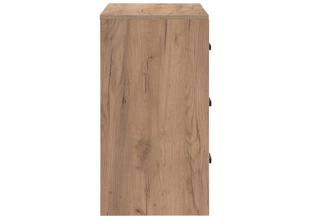 Комод Taika дуб золотой / камень темный