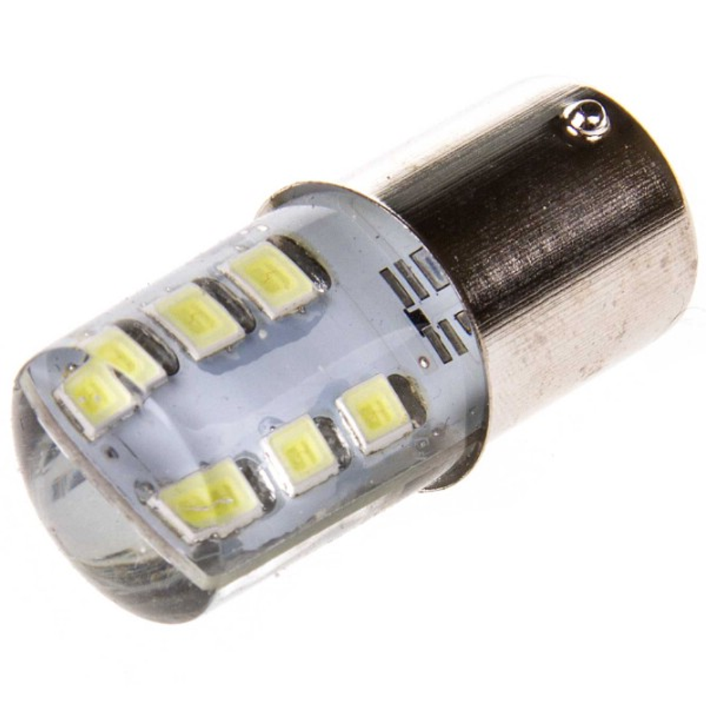 Светодиодная лампа P21W 12V BA15s Skyway, 12 SMD, белый