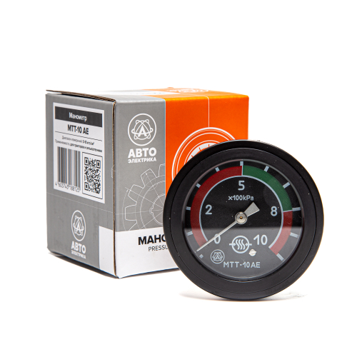 Указатель давления масла (манометр), МТЗ, ЛТЗ, ВТЗ, ХТЗ, ЮМЗ, 0-10 кгс/см² (ан. 1401.3830-01, МД226, МД18)