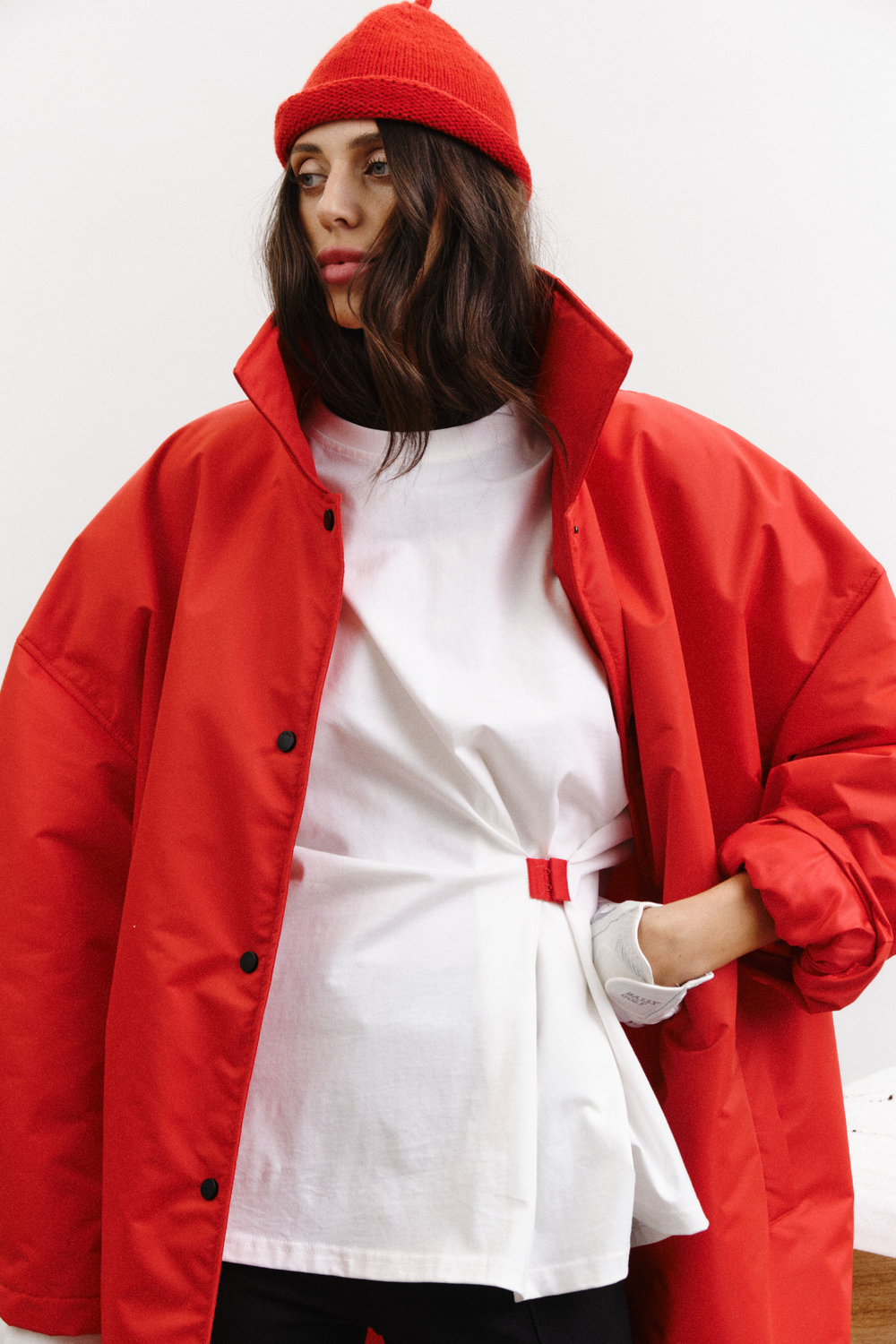 Шапка Бини | Красный