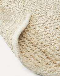 Ковер Miray белый шерстяной 160x230 см