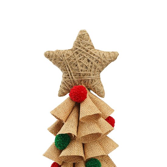 Декор новогодний classics из джута и гофрированного картона из коллекции new year essential