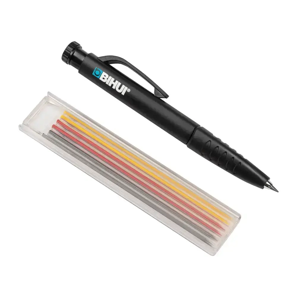 Строительный карандаш BIHUI с встроенной точилкой и комплектом запасных грифелей , арт.TCM7 (оригинал)