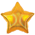 Шар фольгированный Звезда 48 см (Золотой)