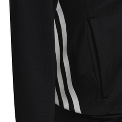 Кофта для девочки теннисная  Adidas Sportwear Future Icons 3 Stripes Hooded - черный