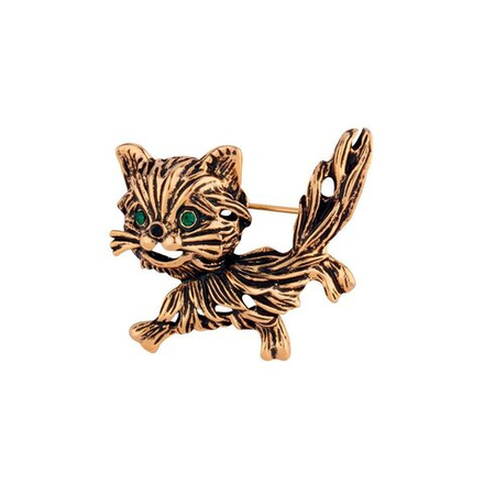 Брошь Shadore Кот FAN-07090 G