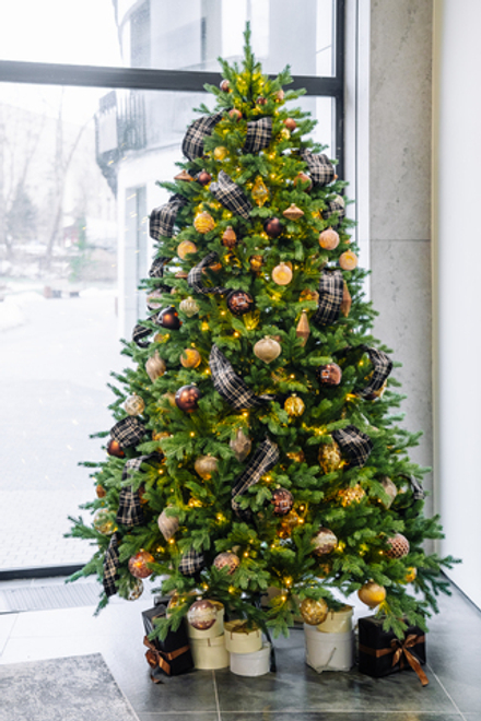 Дизайнерская ель «Элегантный шик»