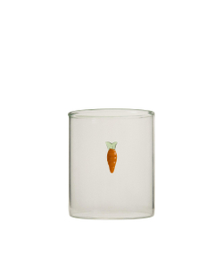 Zara Home стакан из боросиликатного стекла, цвет оранжевый, 9.5 см