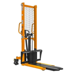 Ручной гидравлический штабелер SDJA 1016 (г/п 1 т, 1.6 м, раздвижные вилы) SMART