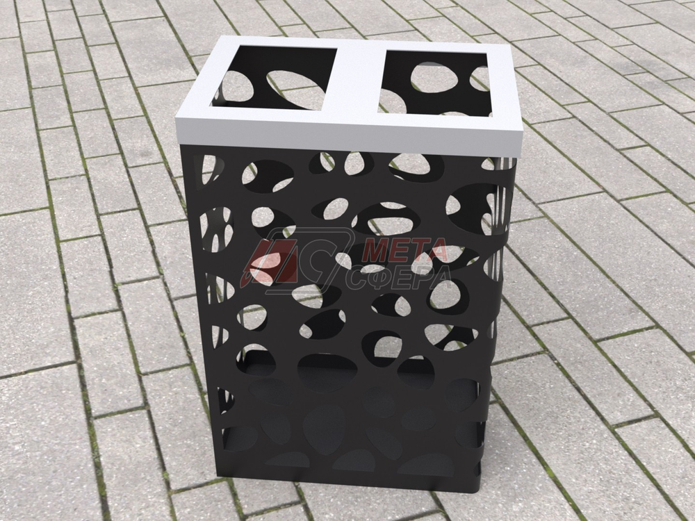 Урна Галька для раздельного сбора мусора