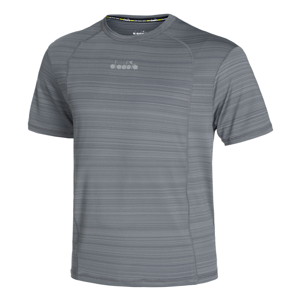 Мужское теннисное поло Diadora Be One Fit T-Shirt Men - Grey