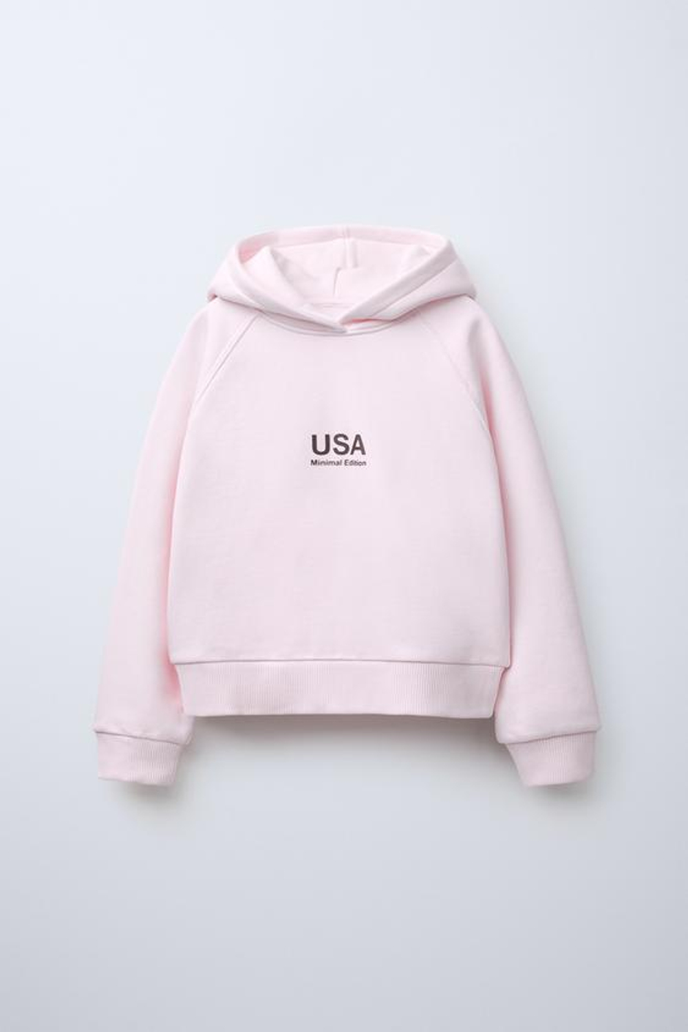 ZARA КОМПЛЕКТ ИЗ ХУДИ И БРЮК WIDE LEG, ЦВЕТ РОЗОВОГО ДЕРЕВА