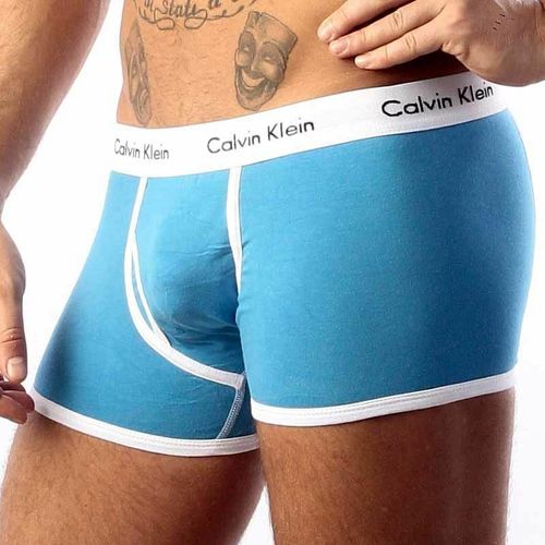 Мужские трусы боксеры Calvin Klein 365 Navy White