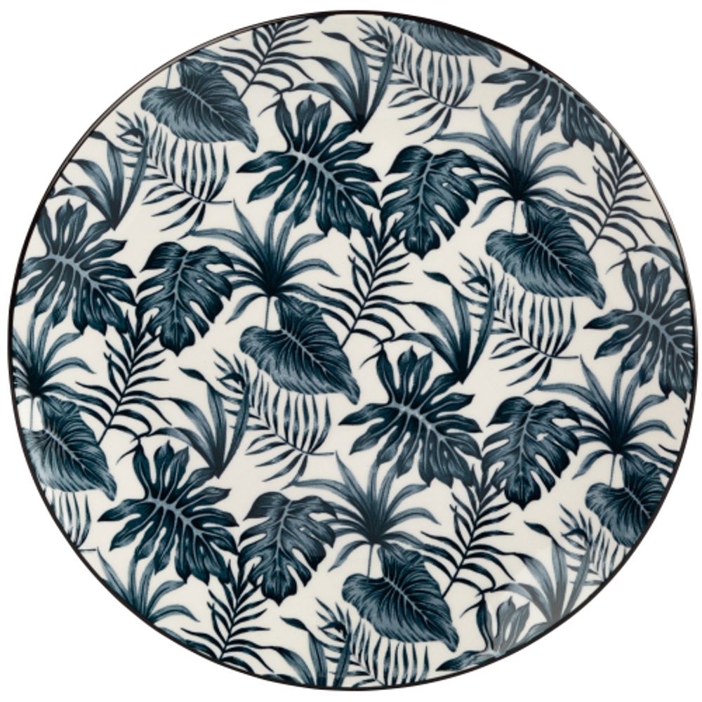 Тарелка White Fox WF-TRD23 обеденная фарфор Тропики D 23 см | White Fox