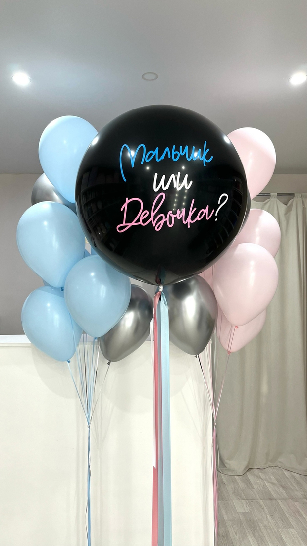 Шары гендерные мальчик или девочка №25