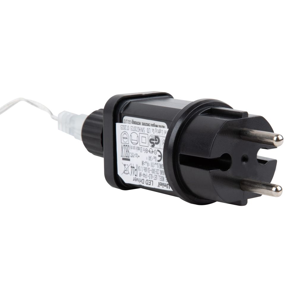 ULD-C3020-264-TTK WHITE IP44 Занавес светодиодный с эффектом мерцания. 3х2м. 264 светодиода. Белый свет. Провод прозрачный. TM Uniel