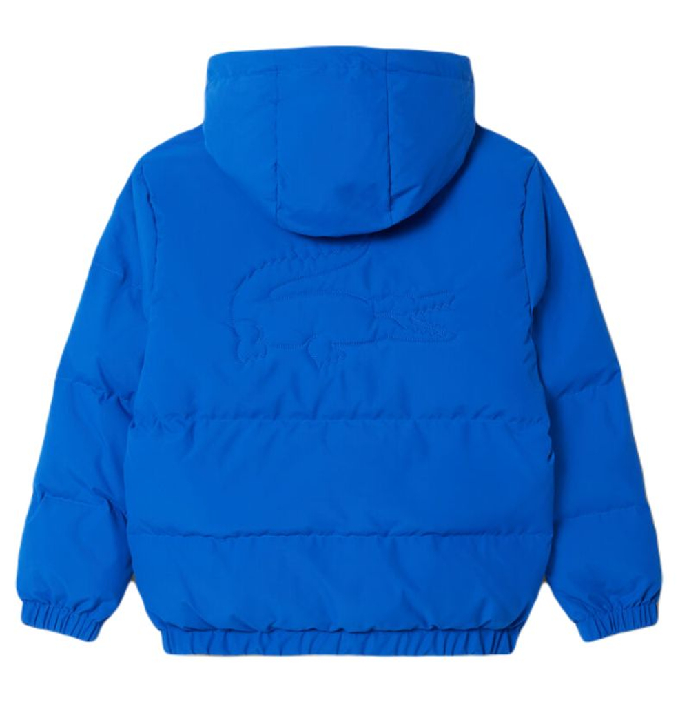 Детская куртка Lacoste Water Embroidered Crocodile Hooded Puffed