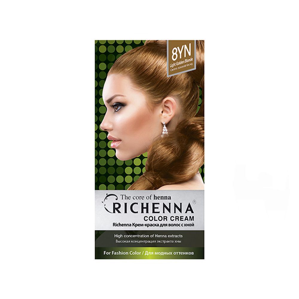 RICHENNA Крем-краска для волос с хной Color Cream 60 ml + 60 ml