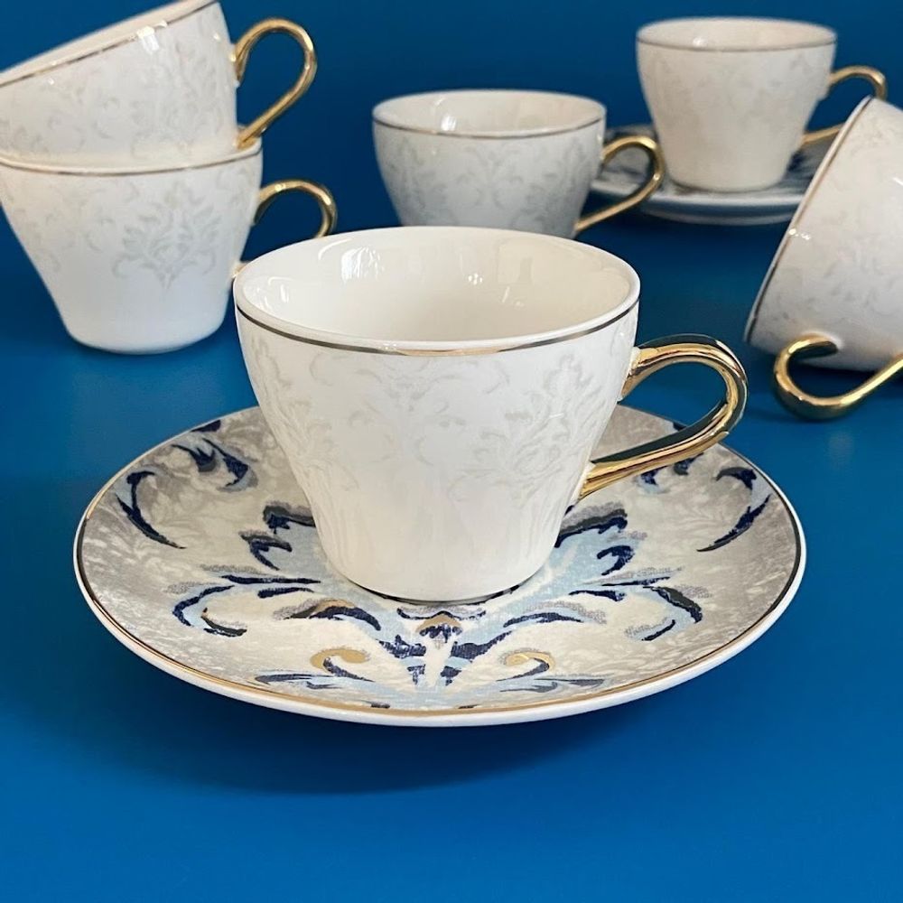 Lenardi 118-173 Чайный набор 12пр. 230мл в под.уп.(х4)Фарфор